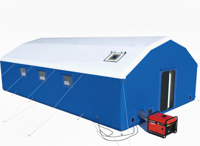 Палатка надувная пневмокаркасная 10 x 6 x 3,3 м