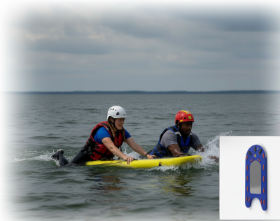 Надувные спасательные сани с ручками для МЧС, спасения