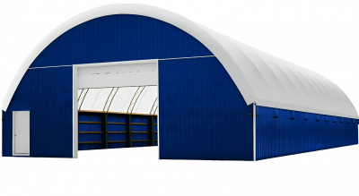 Тент на ангар